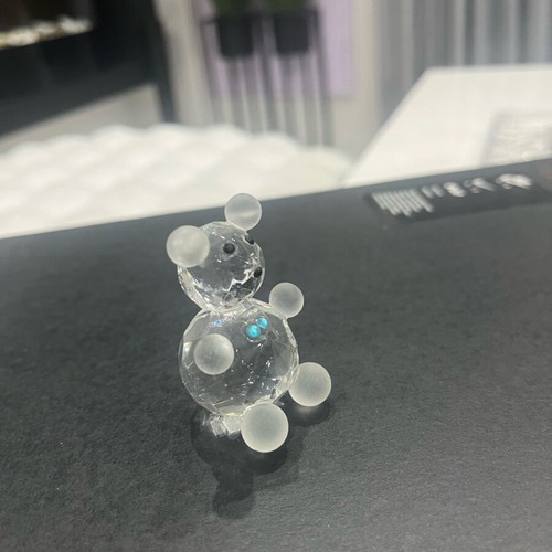 Glass miniature bear decoration