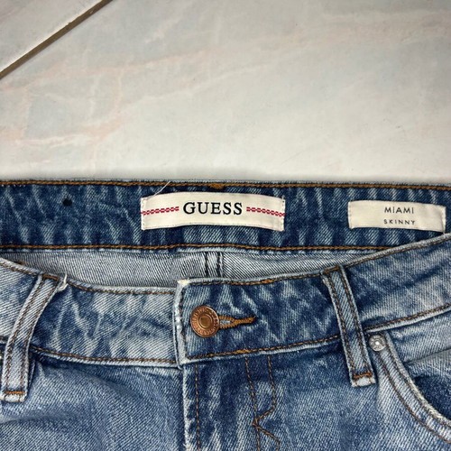 Guess men's jeans used, size Large, blue