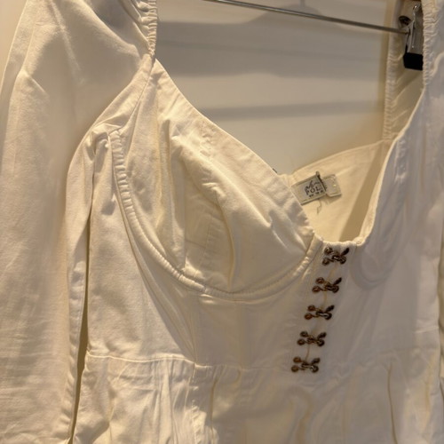 Oh Polly Mini Summer Dress white size S used