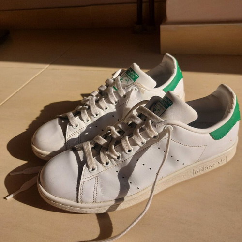 Stan Smith shoes used, size 40, white and green