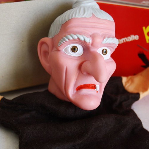 Vintage 70's Voyot set of 6 Kasperl figur puppet theater figures new