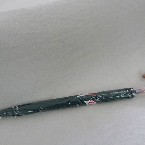 Castrol Motor Oil umbrella like new, wooden handle, automatic open