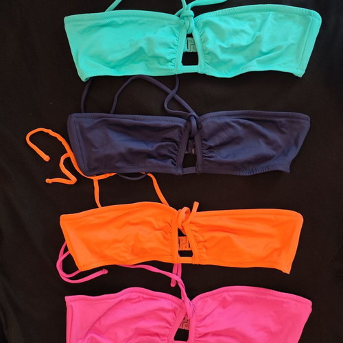 Bikini Tops unused, pack of 4 pieces