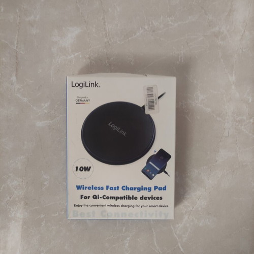 LogiLink Wireless Fast Charging Pad 10W for Qi devices
