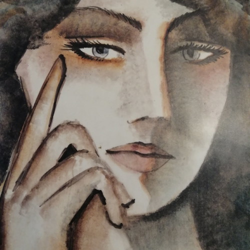 Painting frame. Katerina Georganta.