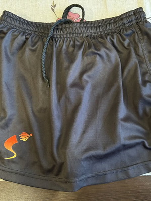 Sport Skort Oysho size M like new, black with badminton print