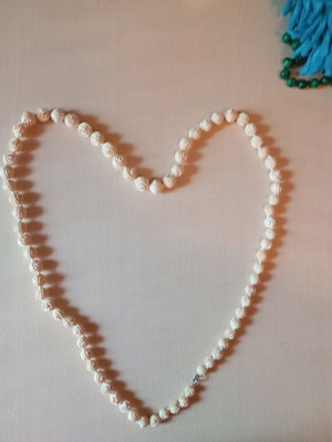 Makris Handcrafted Carved Necklace Like New