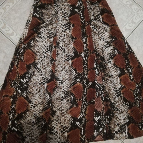 Snake skin print MNG skirt new, multicolor