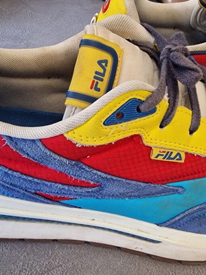 Fila Renno men's sneakers like new, multicolor, size 43