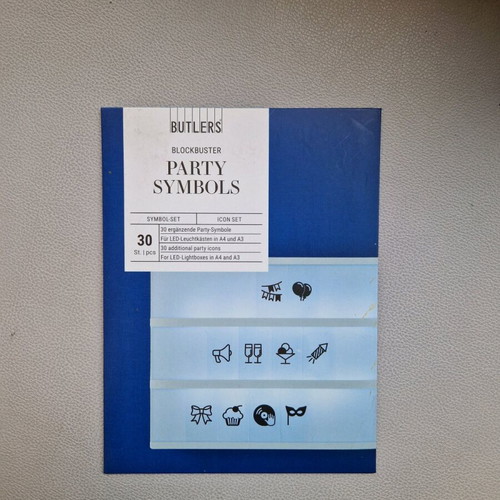 Letters and emoji for Buttlers light board new