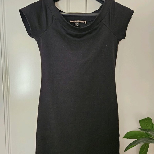 Attrattivo dress like new, winter, black and burgundy, size S