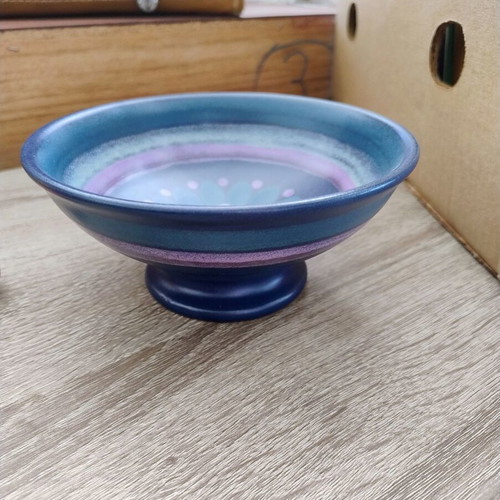 Ceramic decorative plate like new, diameter 15.5 cm