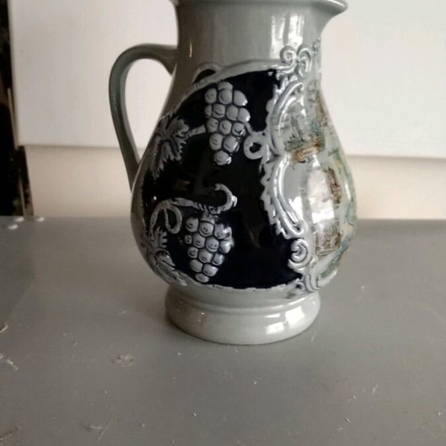 Ceramic decorative jug new, 1 liter, 20 cm height