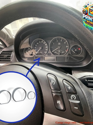 Δαχτυλίδια καντράν BMW E46 καινούργια, σετ 4 τεμαχίων