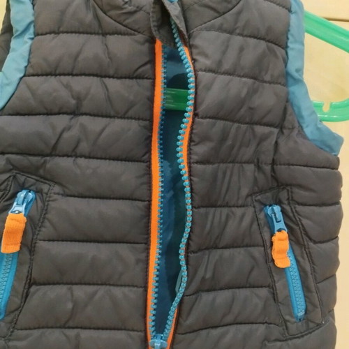 Prenatal baby sleeveless vest 6-9 months like new, dark blue