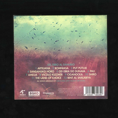Barcelona Gipsy Balkan Orchestra Del Ebro Al Danubio CD used, folk