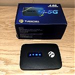  Φορητό / portable  WIFI 4G/ 5G MW40V1 ROUTER 2.4Ghz/5 Ghz /1800 mah battery / Internet / Pocket wifi / ασύρματο Wi-Fi router