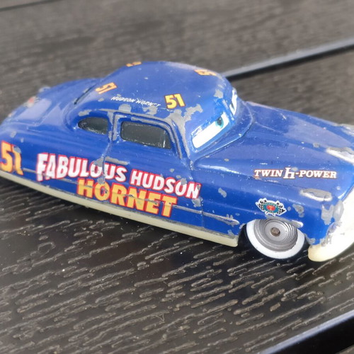 Disney Cars Hudson Hornet 1:55 used, moderate condition