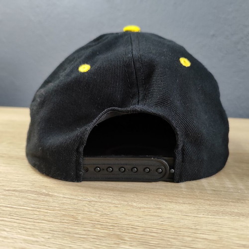 Liebherr Snapback Hat used, black and yellow