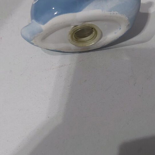 Ceramic snail salt and pepper shaker like new