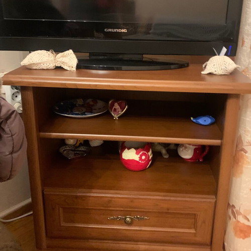 Black Red White living room screen set, corner furniture, TV stand