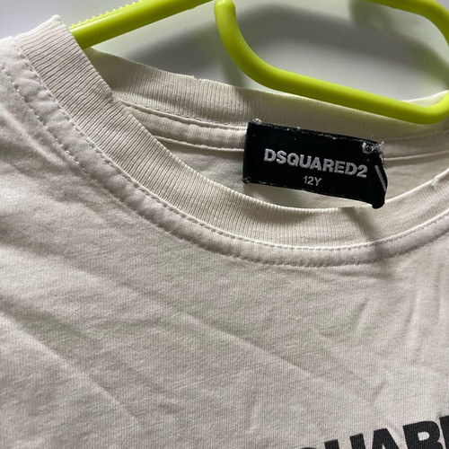 Dsquared2 t-shirt used, size XS, white