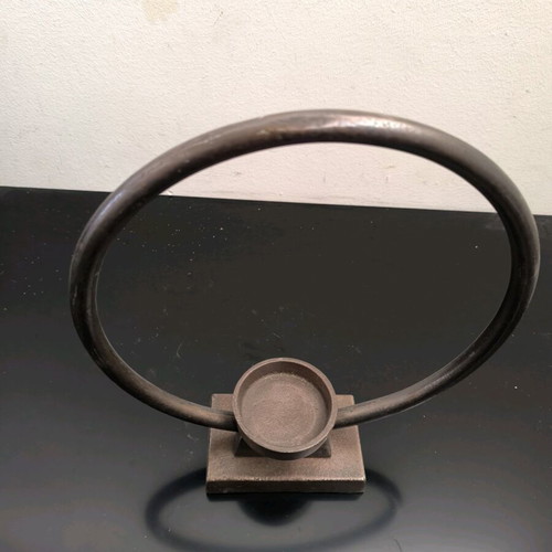 Indian decorative metal candle or tealight holder used