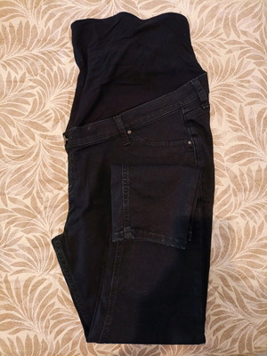 Maternity slim jeans like new, black, size XXL
