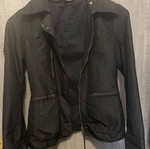 Πανωφόρι Stefanel μεταχειρισμένο μαύρο size 44 στενή γραμμή