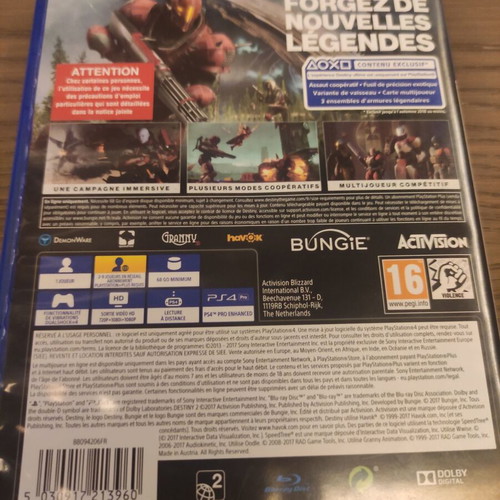 Destiny 2 PS4 game used, compatible with PS5