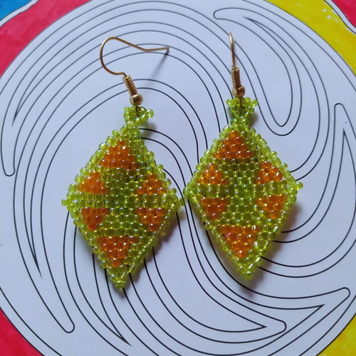 Handmade beaded earrings new