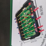 Closed Foosball Table new