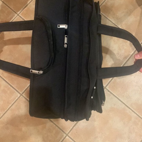 Fujitsu professional bag new with wheels and detachable strap