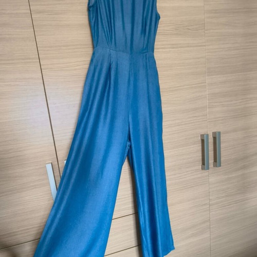 Axel Accessories jumpsuit size S like new, blue tencel fabric