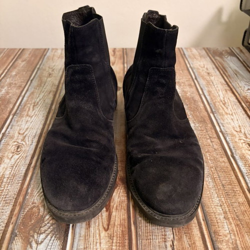 Black Chelsea boots, size 42