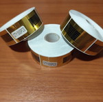 Nail forms for artificial nails, single piece