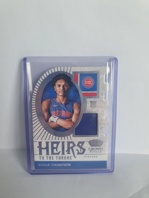 Ausar Thompson Heirs to the Throne κάρτα rookie patch