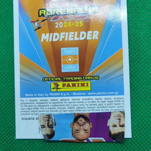 Mouzakitis Talent Adrenalyn XL Panini Greek Superleague 24-25 card new