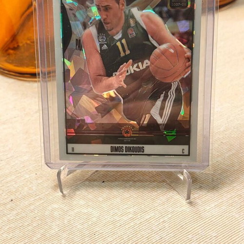 2025-26 Panini Select EuroLeague Dimos Dikoudis Cracked Ice card