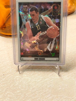 2025-26 Panini Select EuroLeague Dimos Dikoudis Cracked Ice card