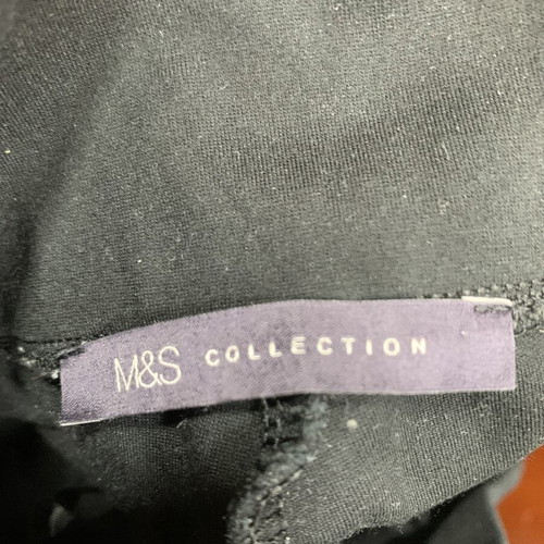 M&S women's elastic pants like new, size M 38 10, black