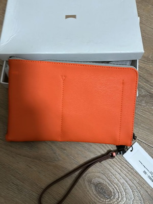 Camper orange wristlet bag 14x22 new
