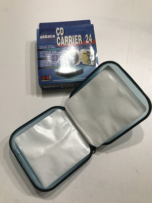 Aidata CD Carrier σκληρή θήκη μεταφοράς 24 CD ή DVD καινούργιο