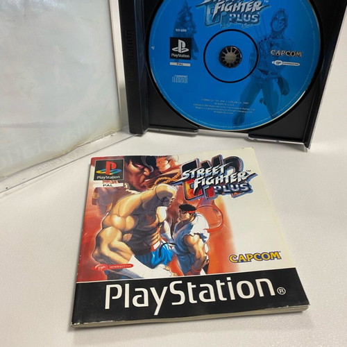 Street Fighter EX 2 Plus PlayStation PS1 game used, English, complete