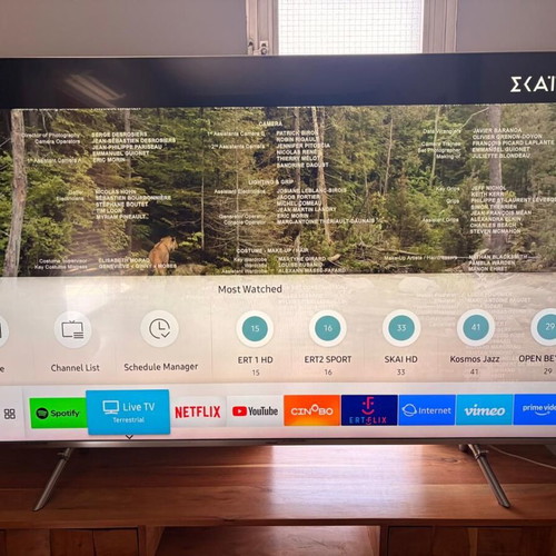 Samsung 65" 4K UHD Smart TV used, UE65MU7002 model