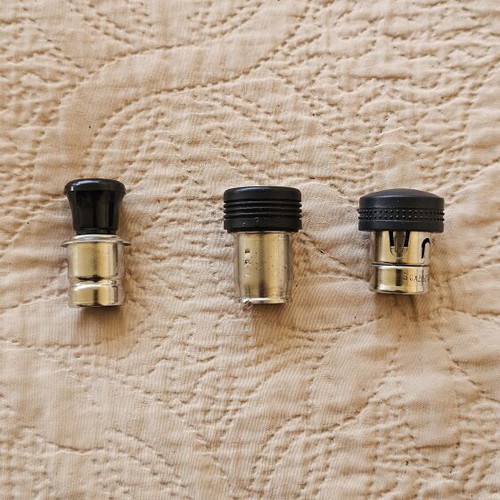 Car lighters like new, set of 3 pieces