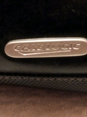Case Logic Leather Camera Bag like new, black