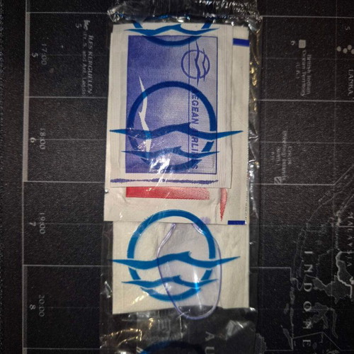 Aegean Airlines napkins and tissues 1999-2000 new