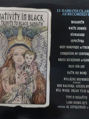 Black Sabbath Tribute "Nativity In Black" διπλό LP σαν καινούργιο, metal