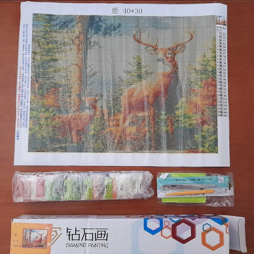 Diamond Painting Deer 30 x 40 cm new